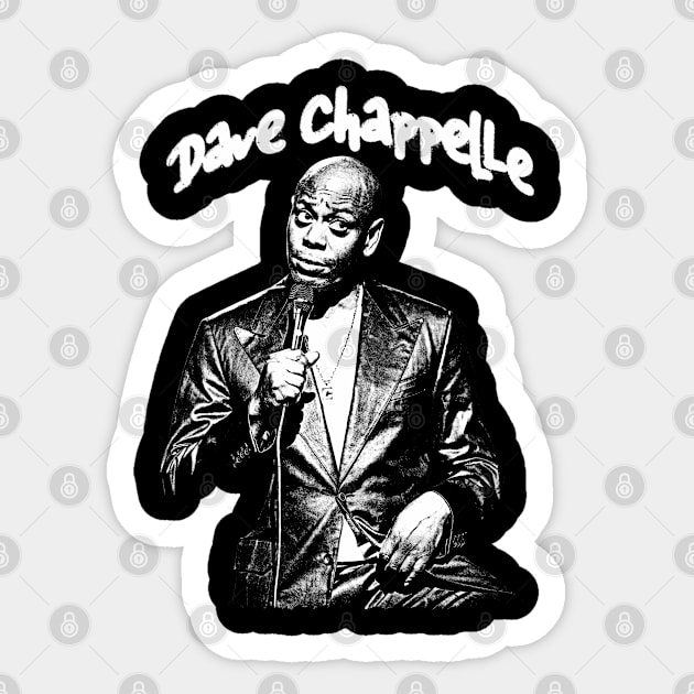 Dave Chappelle Sticker by Lowchoose